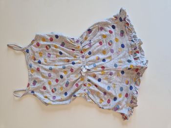 combishort fille grise à pois kiabi