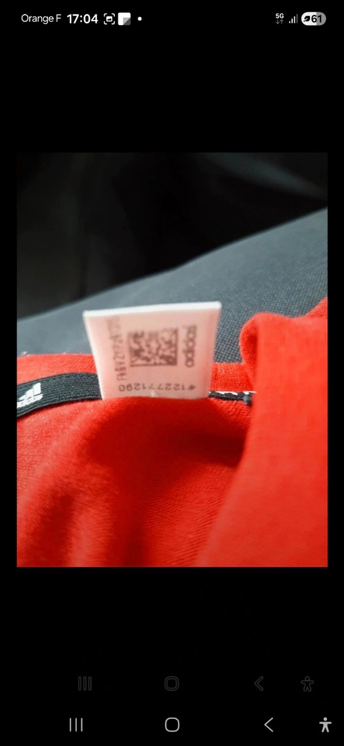 Haut adidas rouge L - photo numéro 3