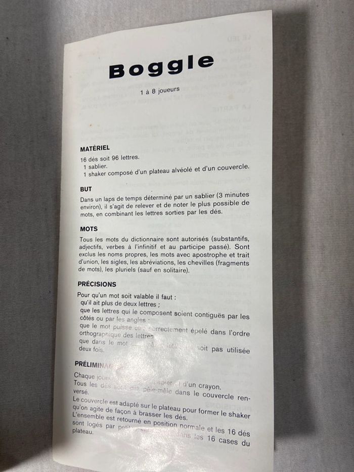 Jeu boogle ancien - photo numéro 4