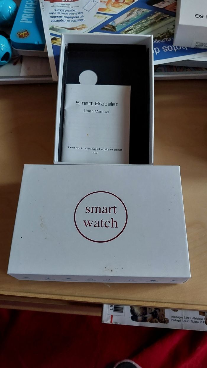 Montre connecté  smart watch papillon - photo numéro 4