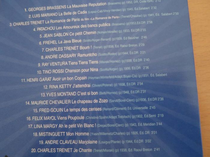 Coffret CD Neuf Chanson Française - photo numéro 6