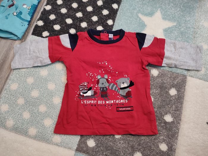 T-shirt manches longues 12 mois sergent major