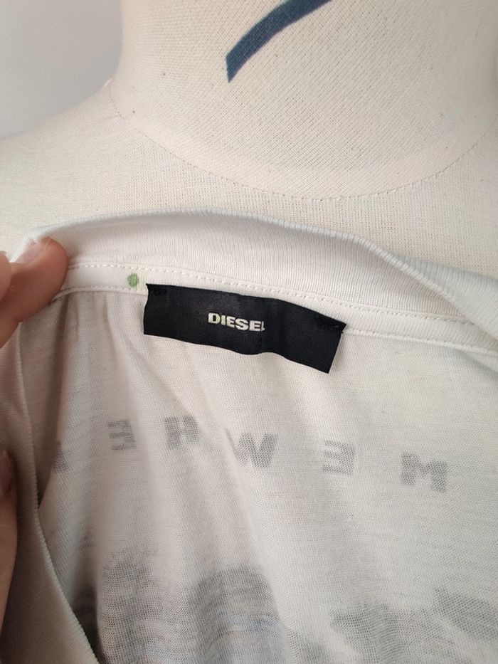 Débardeur blanc échancré Dreamer - Diesel - S - photo numéro 6