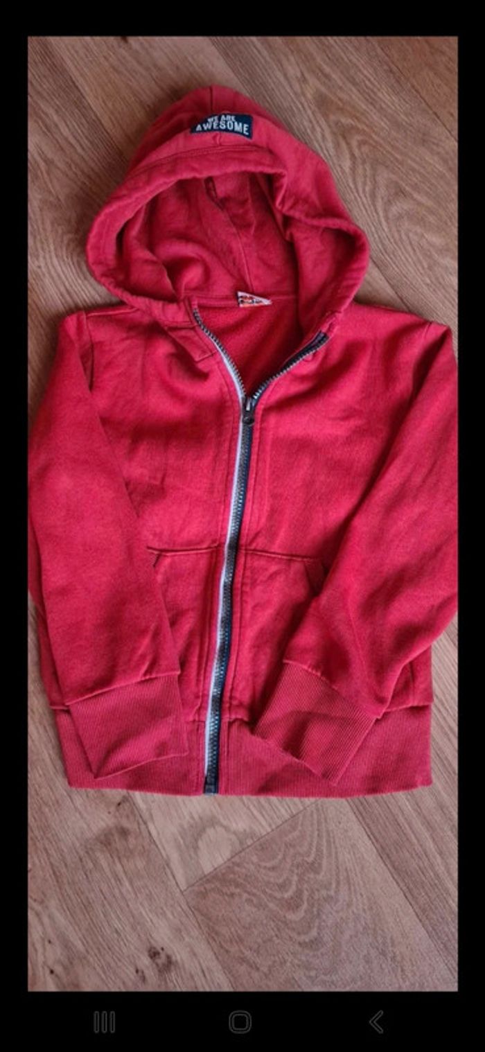 Gilet à capuche neutre en TBE - photo numéro 2