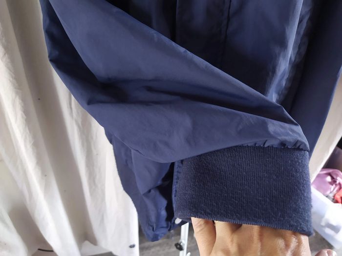 Veste mi saison à capuche bleu marine - photo numéro 2
