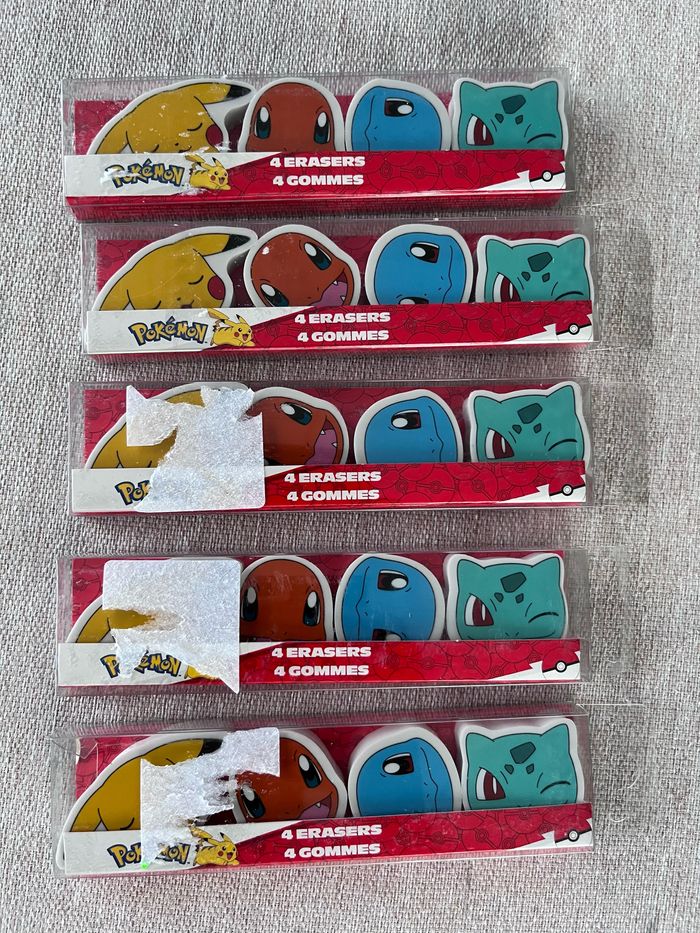 Gommes Pokémon
