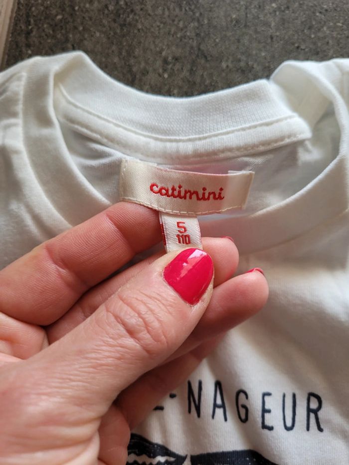 Tee-shirt catimini 5 ans - photo numéro 3