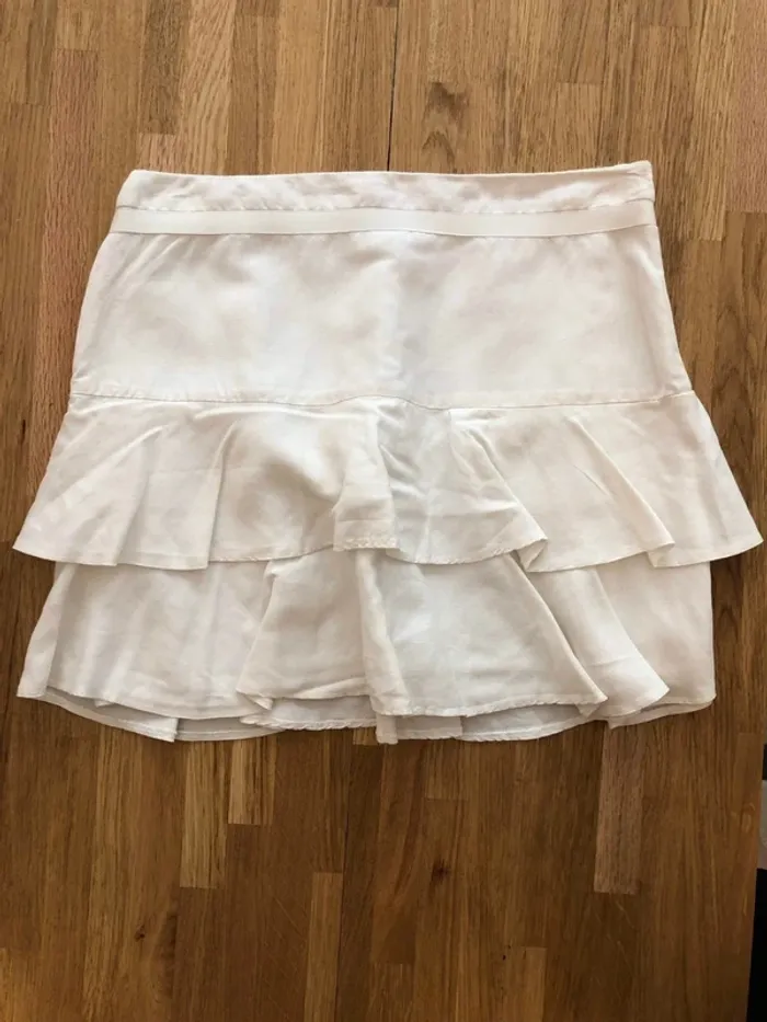 Jupe blanche en lin
