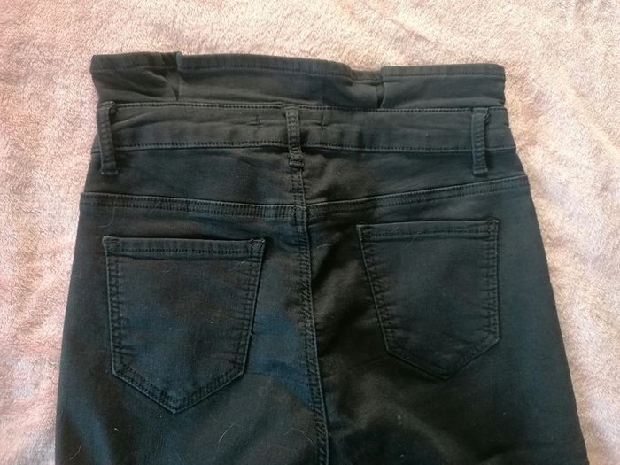 Jeans bernova noir taille haute - photo numéro 4