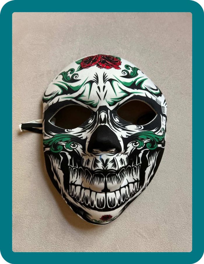 Masque carnaval façon Dia de los muertos Coco