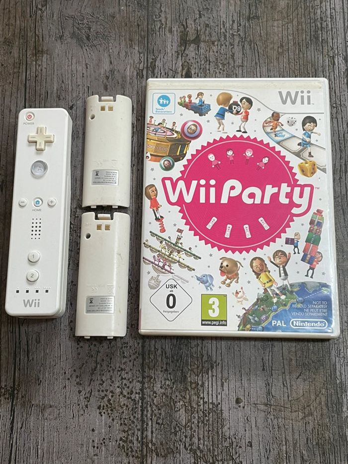 Pack Wii Party Jeu + manette Nintendo Wii complet - photo numéro 3