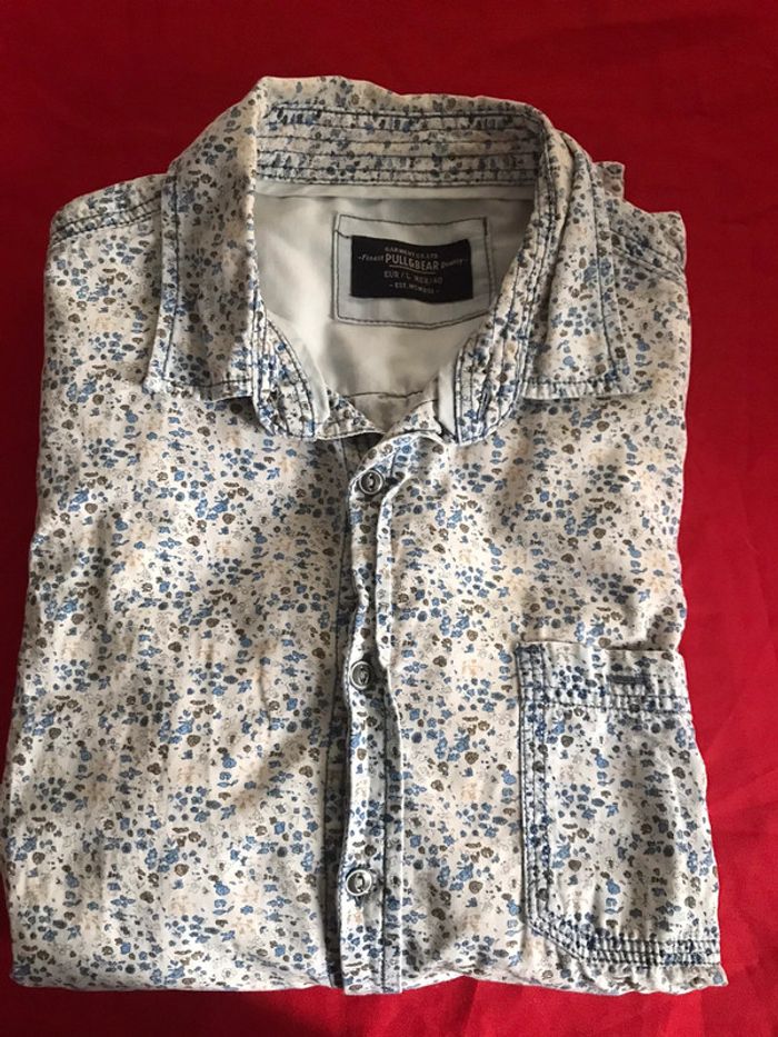 Chemise à fleur Pull&bear taille L (taille 40) - photo numéro 18