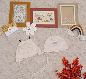 Bonnet bébé 0-6 mois 🌸