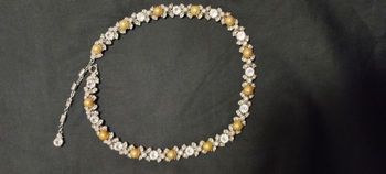 Collier Ras de cou Perles Fantaisies/ Strass