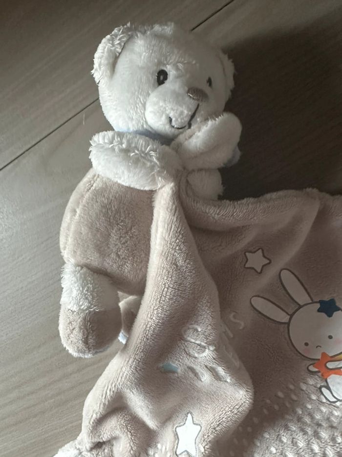 Doudou mouchoir ours mots d’enfants sweet Dreams - photo numéro 3