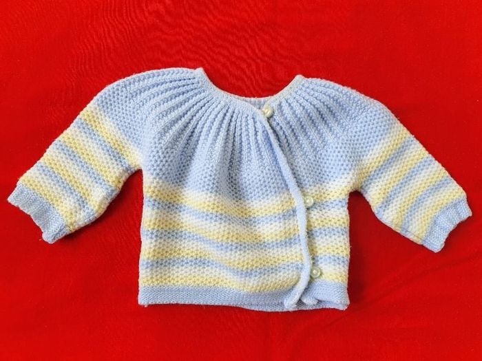 0 à 1 mois naissance gilet tricot veste ML