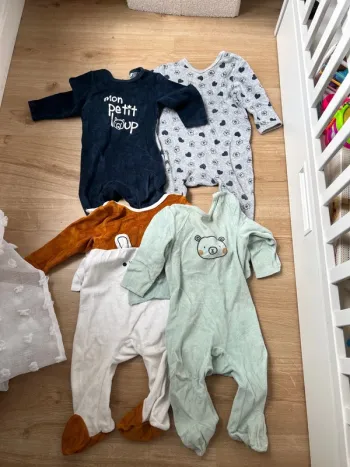 Lots de 4 pyjamas velours
