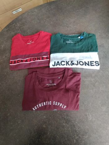 Lot de 3 t-shirts MC 16 ans