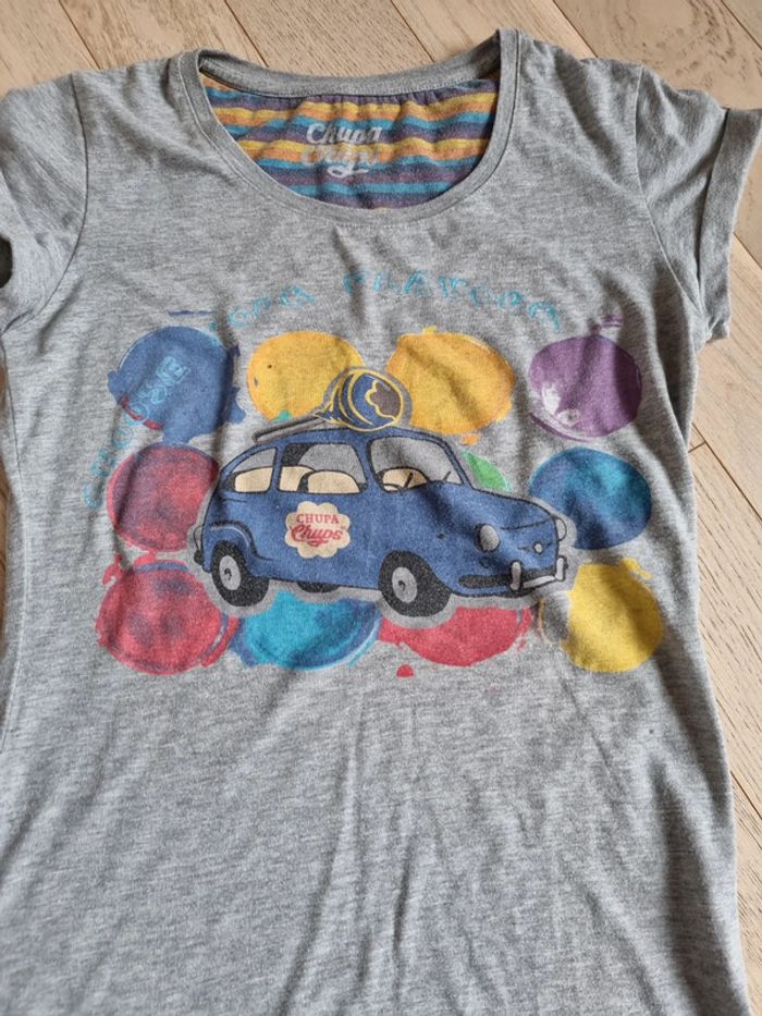 Tee-shirt  chupa chips cache cache  taille 0 - photo numéro 2