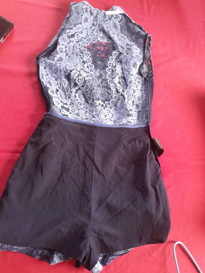 Combi short dentelle dos nu sandro taille 1 - photo numéro 13