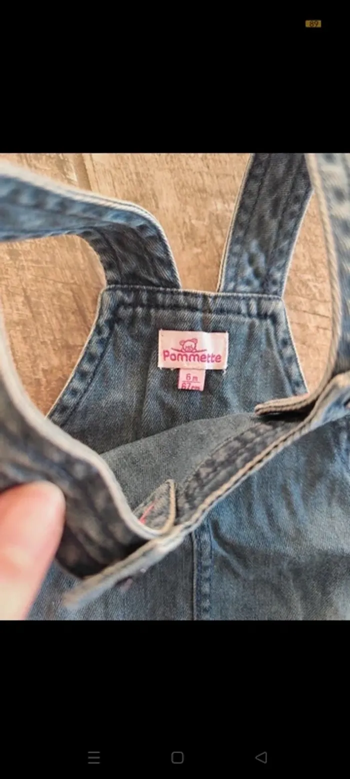 Magnifique salopette en jean 🤟 - photo numéro 2