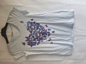 T-shirts manches courtes 36 Camaïeu Bleu clair