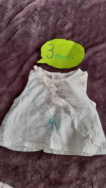 Haut fin , à volants