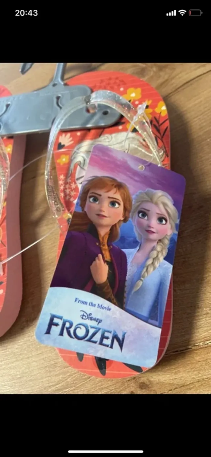 Tong / claquettes reine des neiges - photo numéro 8