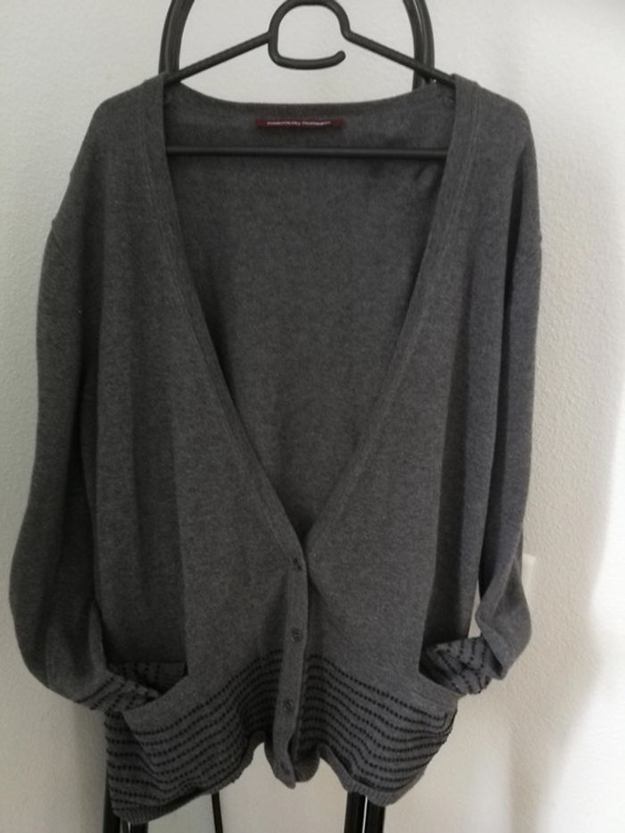 Gilet Homme comptoir des cotonniers gris 2 poches T XL - photo numéro 3