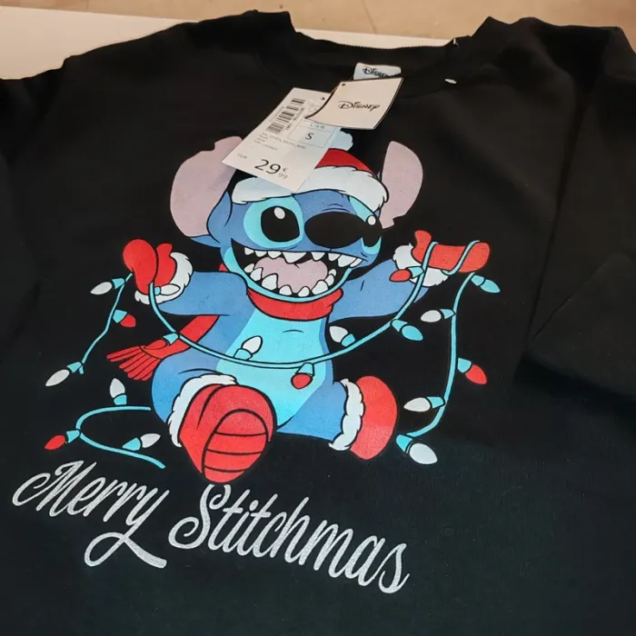 🧣Sweat pull Stitch Disney taille S noir Hiver Noël 🧣 - photo numéro 3