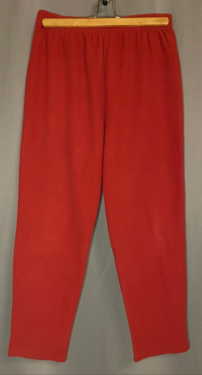 Pantalon polaire rouge