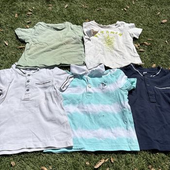 Lot de 5 tee shirts Orcejsyra en 3 ans