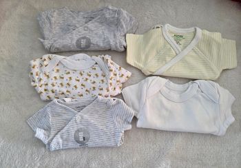 Lot 5 bodies manche courte 
