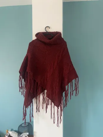 Poncho en laine