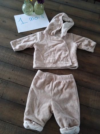 Ensemble bébé garçon 1 mois 59 cm