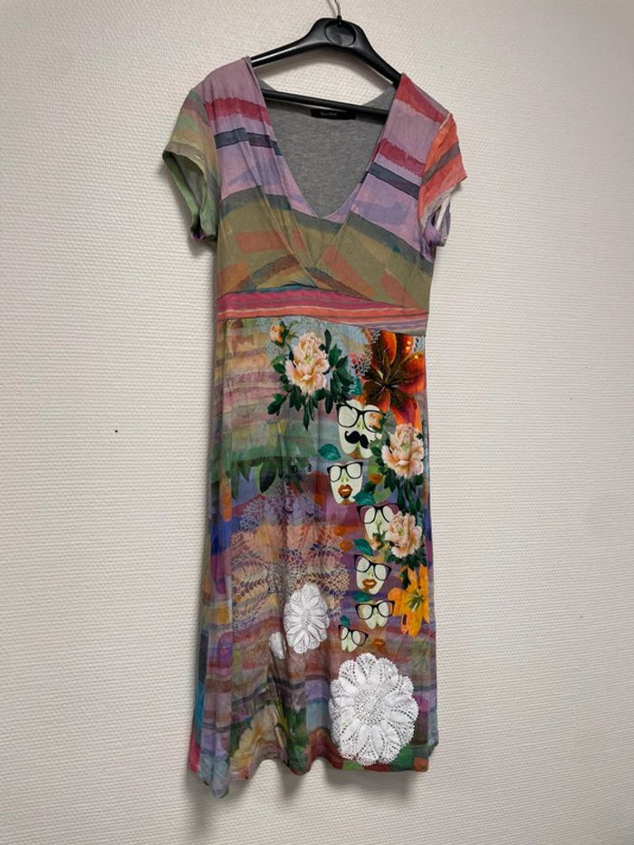 robe desigual femme taille M colorée - photo numéro 2