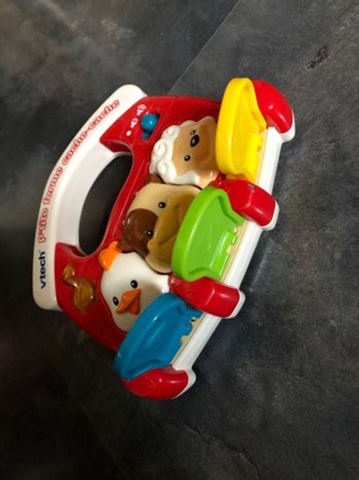 Hochet parlant et musical P’tite ferme cache cache Vtech dès 6 mois - photo numéro 8