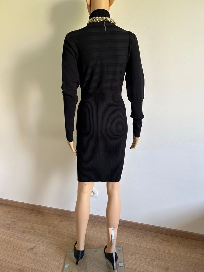Robe pull noire neuve à manches longues Morgan taille XL (taille petit) - photo numéro 6