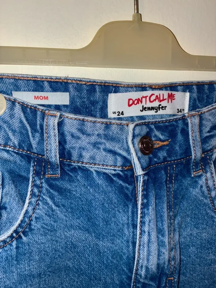 Jeans mom troué, 34, Jennyfer. - photo numéro 3