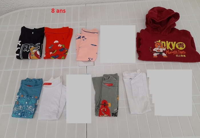Lot de vêtements garçon 8 ans