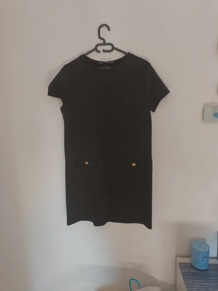 Robe noire mini Promod taille 40 excellent état