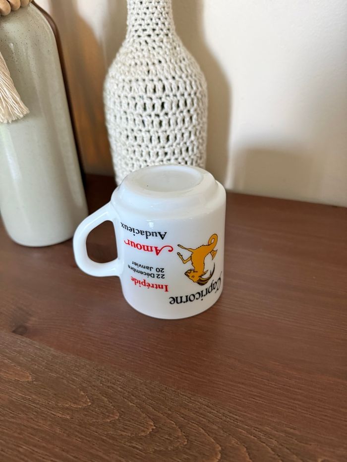 Mug signe du zodiaque Capricorne - Vintage - photo numéro 4