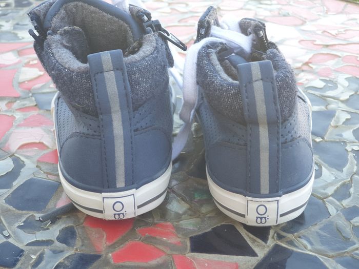 1 paire chaussure bleu haute avec zip de chaque coté taille 23 - photo numéro 6
