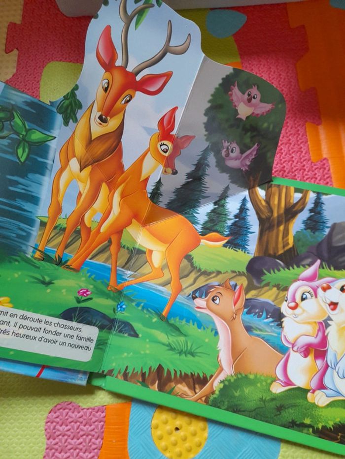 Livre conte bambi pop up - photo numéro 4