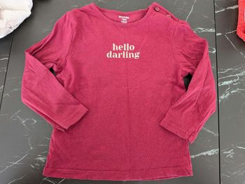 Tee shirt à manches longues fille 😄