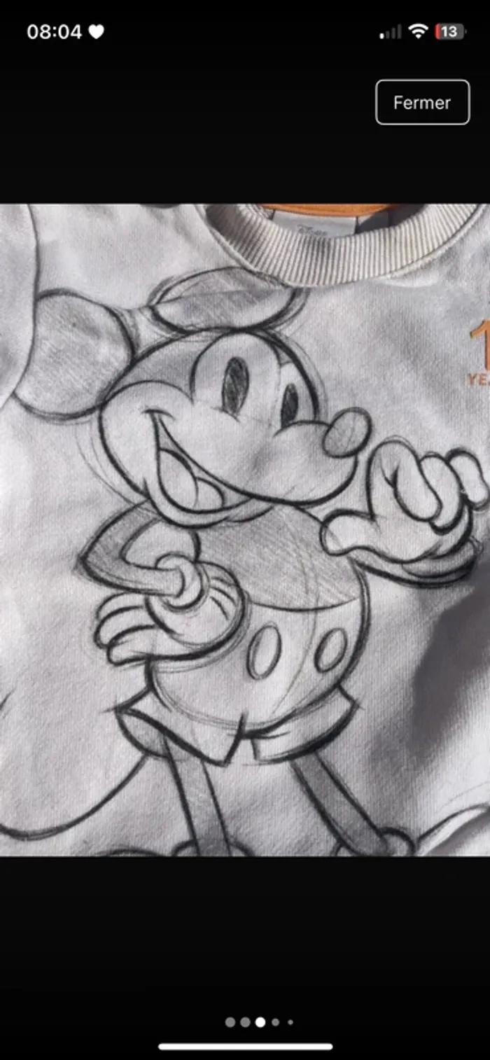 Pull Mickey Mouse - 6 mois - Disney - photo numéro 3
