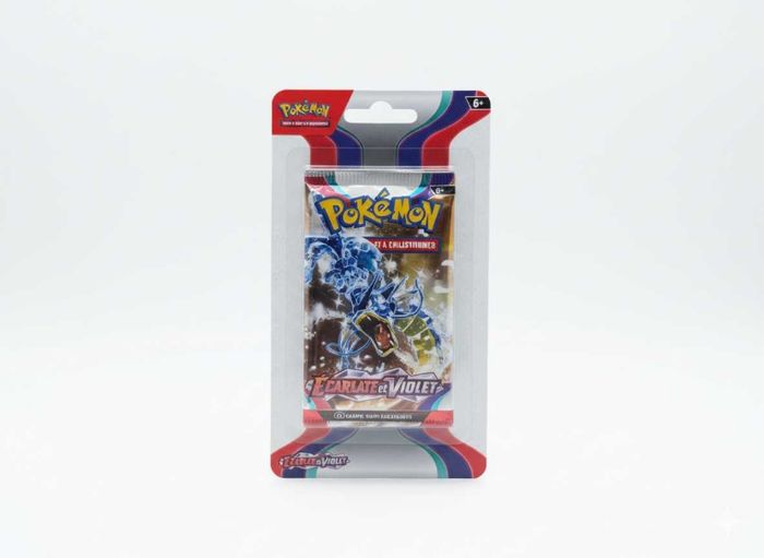 Lot de 4 blisters Pokémon (Artset complet) de la série Écarlate et Violet EV01 - photo numéro 4