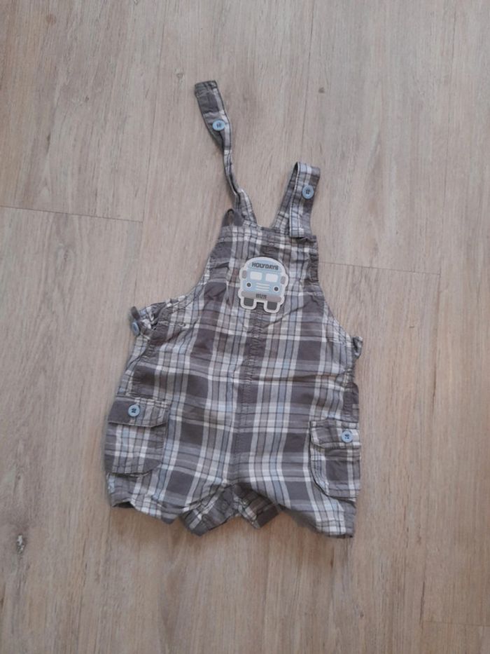 Salopette short 12 mois