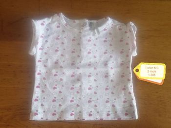 T-shirt MC 3 mois