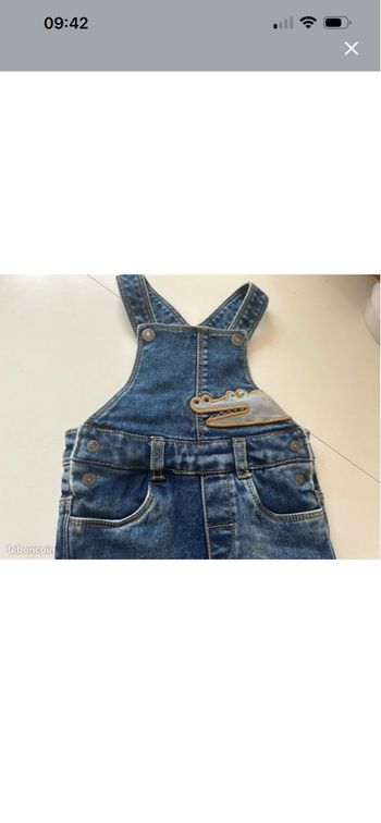 Salopette garçon jean 9 mois Orchestra 